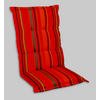 SESSELAUFLAGE Streifen  - Gelb/Graubraun, Basics, Textil (50/9/120cm)