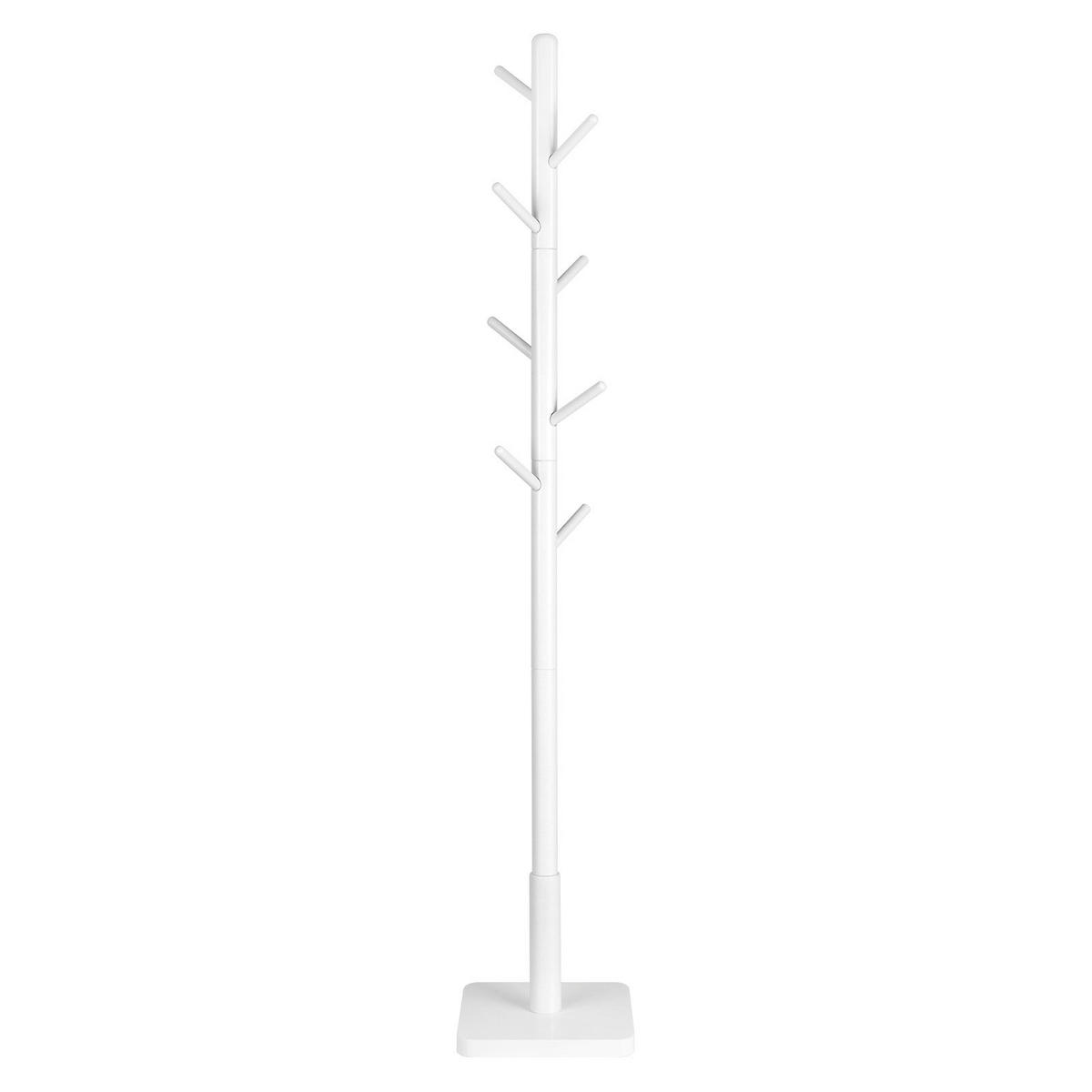 GARDEROBENSTÄNDER in Weiß 30/175/30 cm   - Weiß, Trend, Holzwerkstoff (30/175/30cm) - Boxxx
