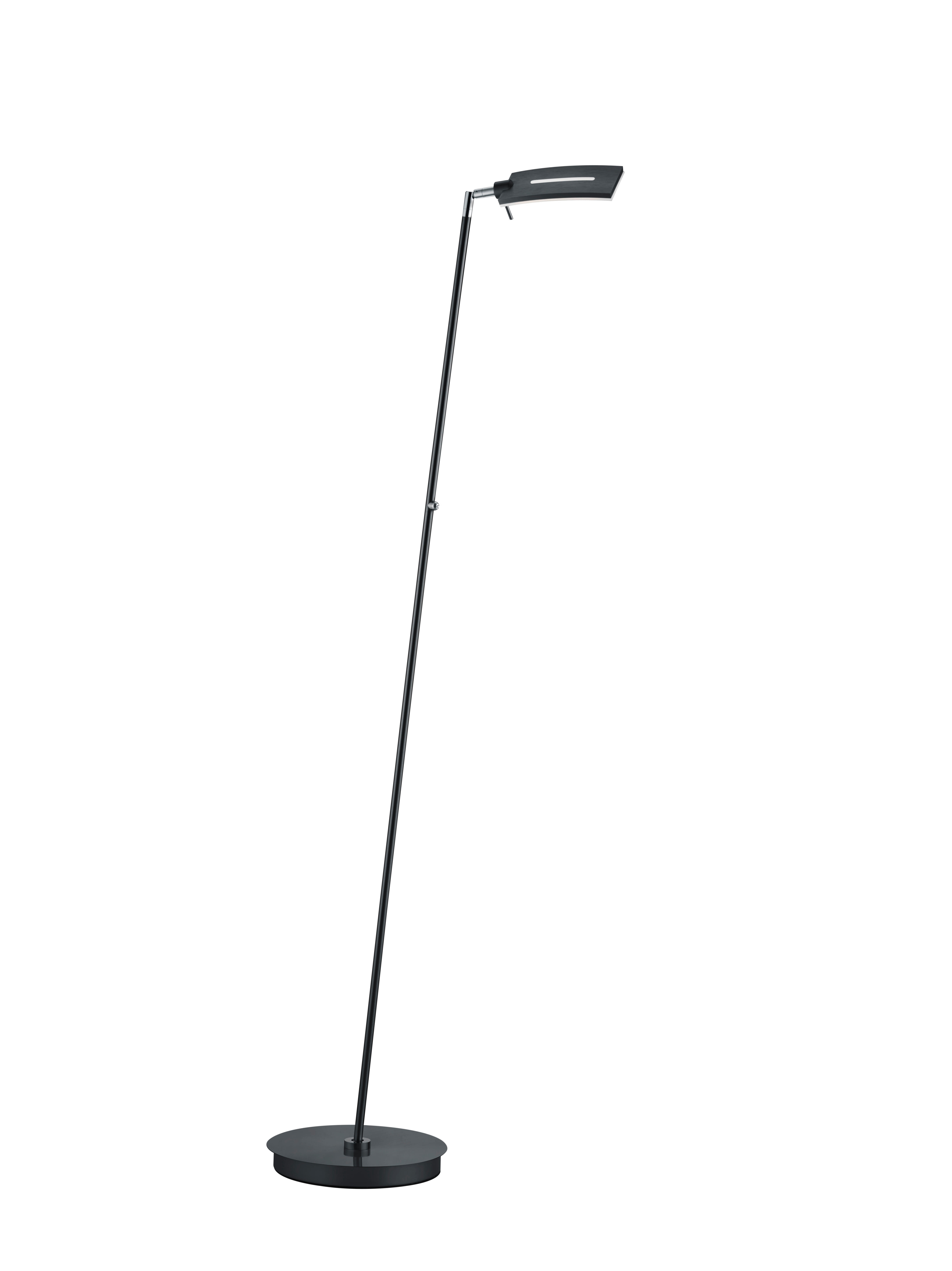 LED-STEHLEUCHTE SPLITT  - Schwarz/Weiß, Design, Kunststoff/Metall (140cm)