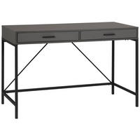 SCHREIBTISCH 120/50/76 cm Dunkelgrau   - Dunkelgrau, Design, Holz/Metall (120/50/76cm) - Hom`in