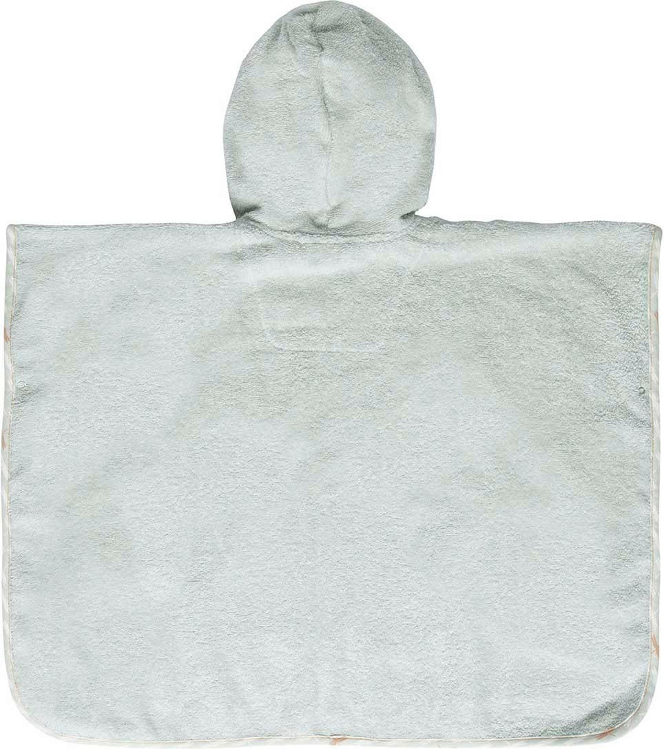 PONCHO Riverside - Pastellgrün/Goldfarben, Basics, Textil (86/92null) - Bebe Jou