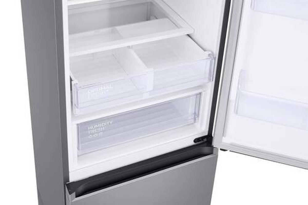 KÜHL-GEFRIER-KOMBINATION RB38T607BS9/EF  - Edelstahlfarben, Basics, Glas/Kunststoff (59,5/203/65,8cm) - Samsung
