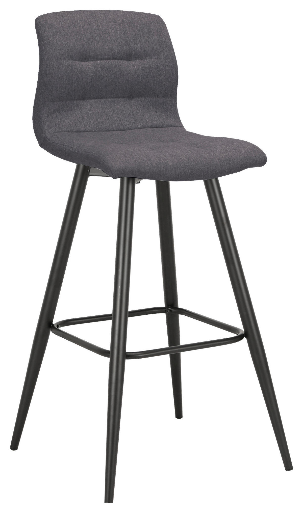 TISCHGRUPPE Anthrazit, Schwarz, Alteiche  - Alteiche/Anthrazit, MODERN, Textil/Metall (80/104/60cm) - MID.YOU