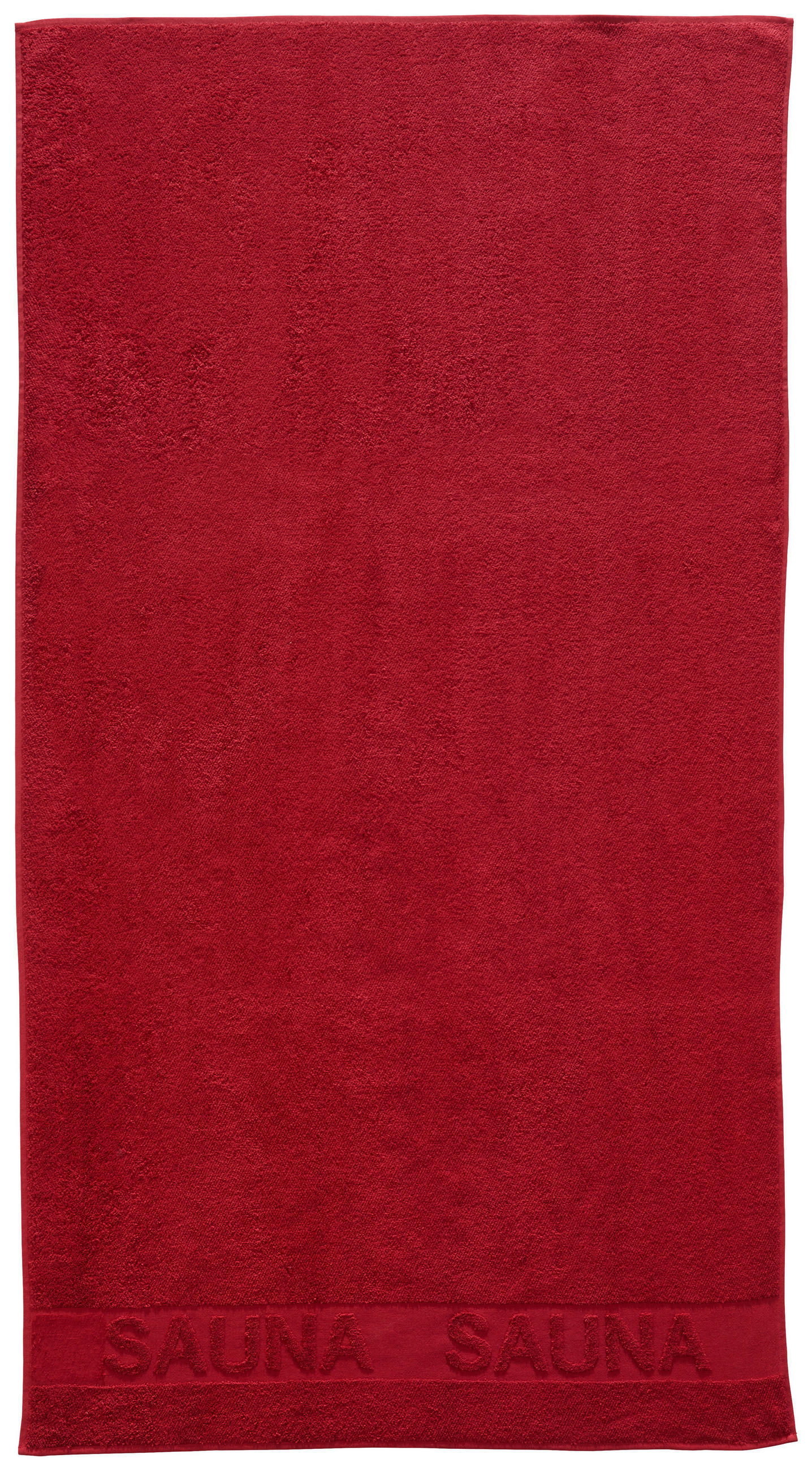 SAUNATUCH BONITA Kirschbaumfarben, Bordeaux  - Kirschbaumfarben/Bordeaux, KONVENTIONELL, Textil (90/180cm) - Bio:Vio