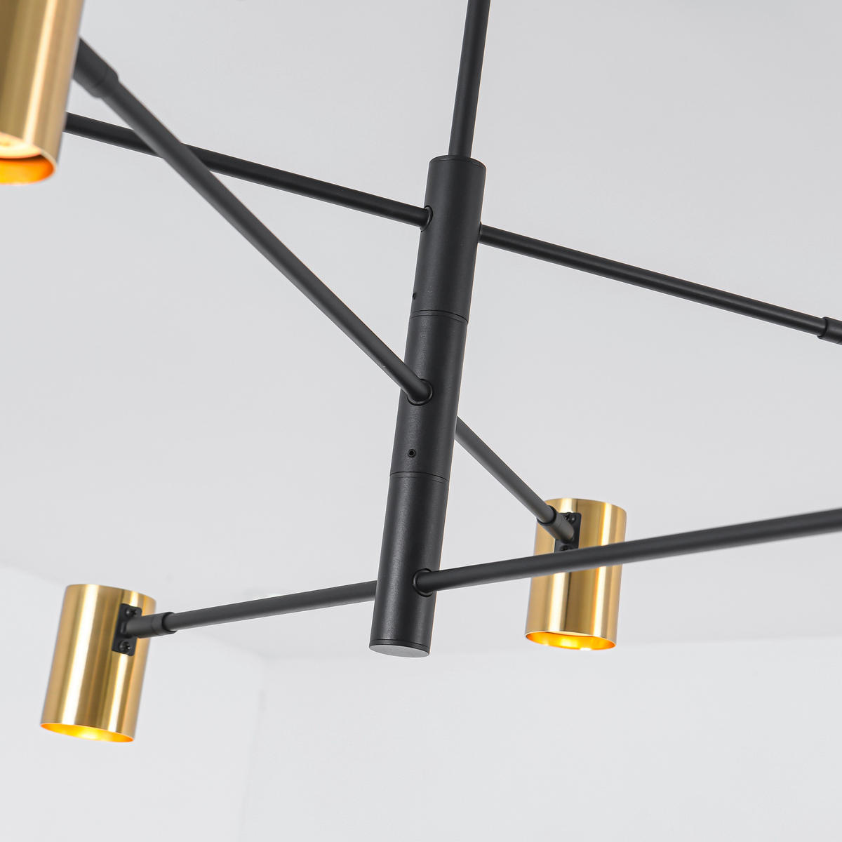 PENDELLEUCHTE  - Goldfarben, Design, Metall (80/12/44.5cm)