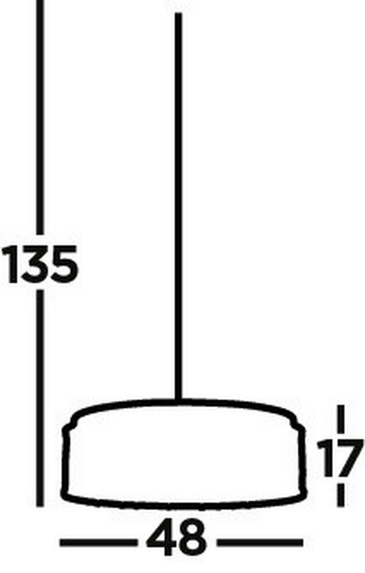 KRISTALL-HÄNGELEUCHTE 48/135 cm   - Chromfarben, KONVENTIONELL, Glas/Metall (48/135cm)
