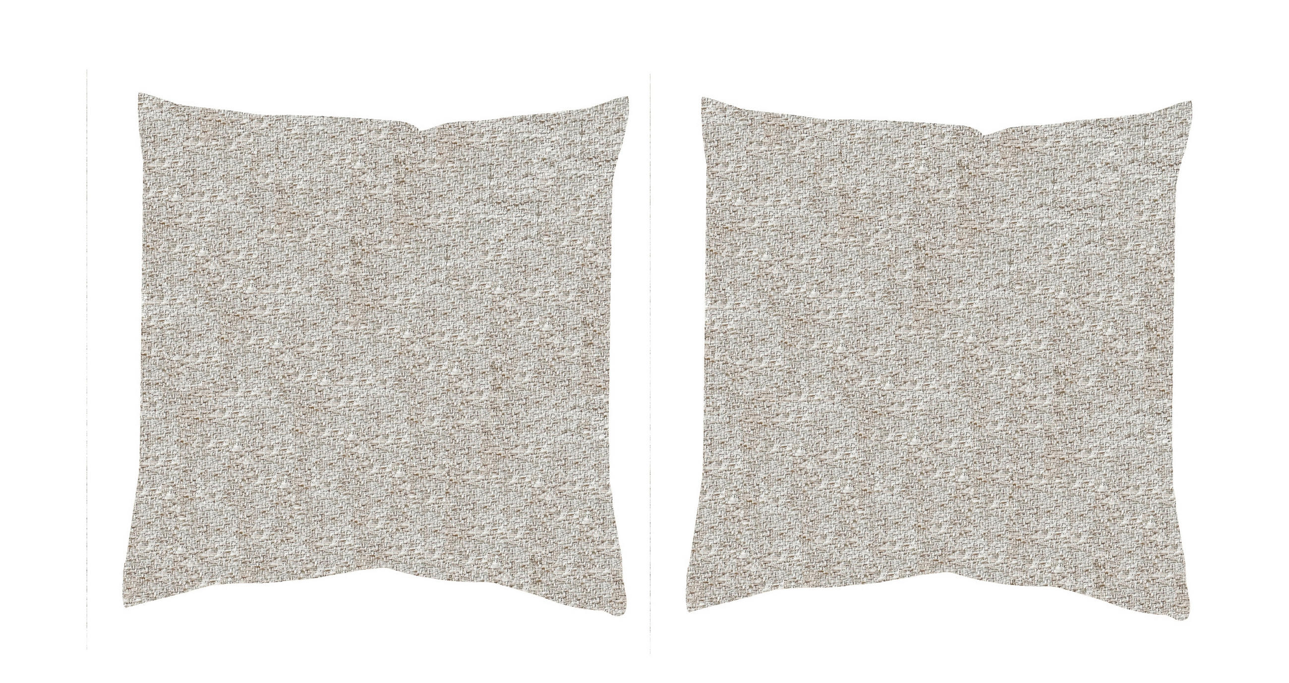 KISSENHÜLLEN-SET FJELLA 40/40 cm  - Creme, Basics, Textil (40/40cm)
