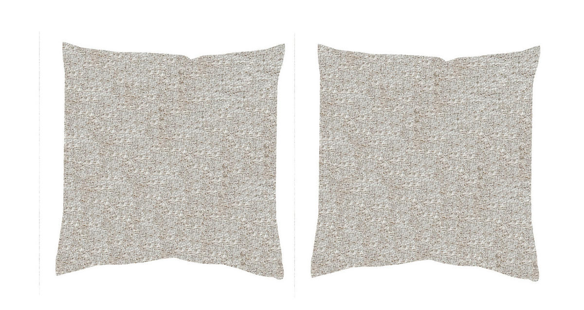 KISSENHÜLLEN-SET FJELLA 40/40 cm  - Creme, Basics, Textil (40/40cm)