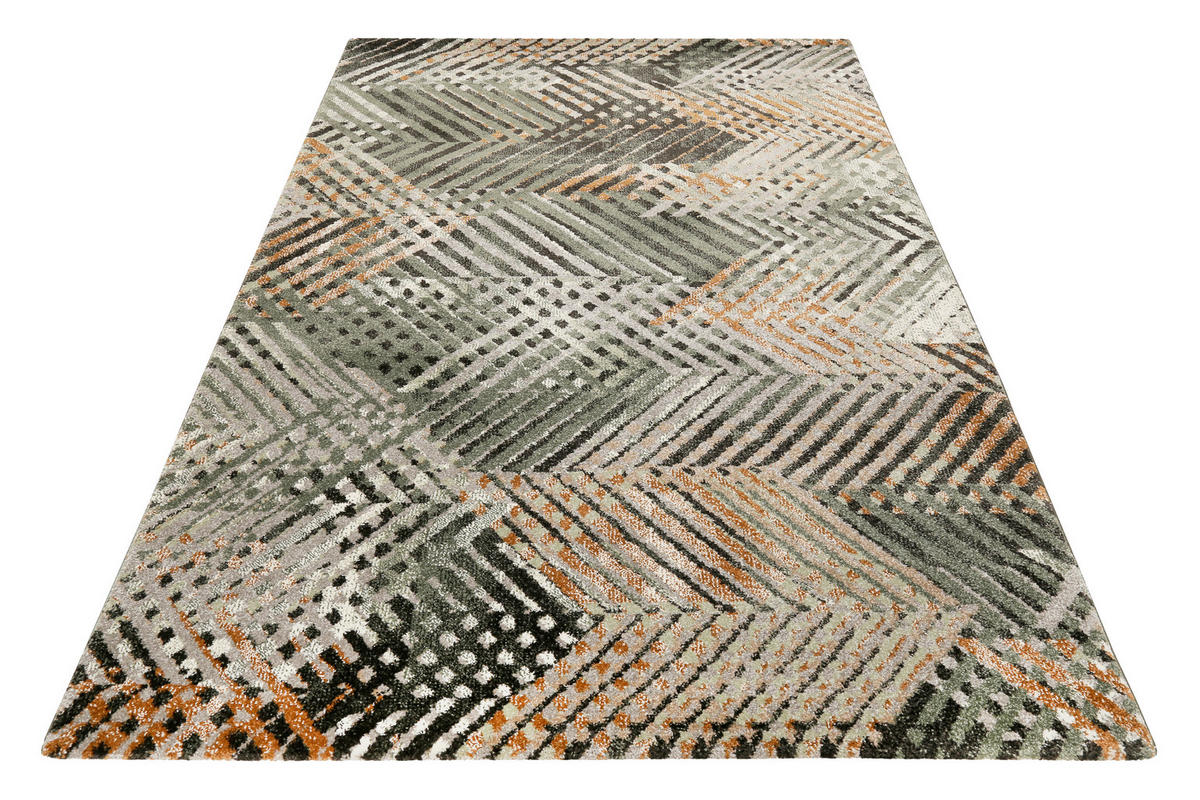 WEBTEPPICH 80/150 cm Vario Grün  - Grün, KONVENTIONELL, Textil (80/150cm) - Esprit