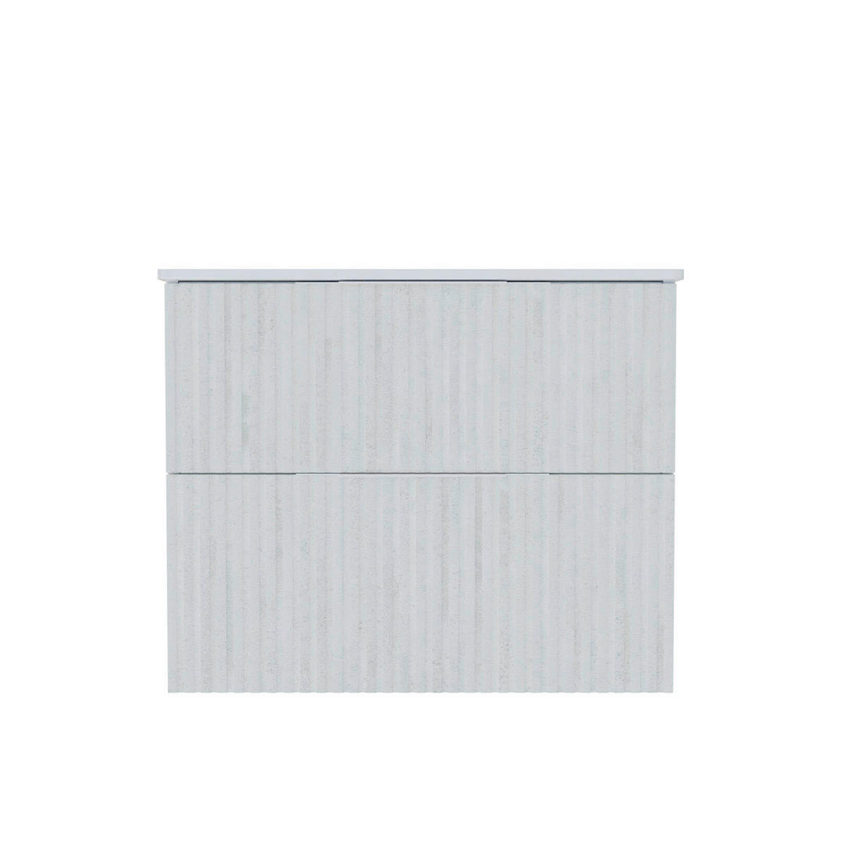 KOMBI UMIVAONIK  bijela visoki sjaj  - bijela visoki sjaj, Basics, drvo/keramika (71,5/46,5/58cm)