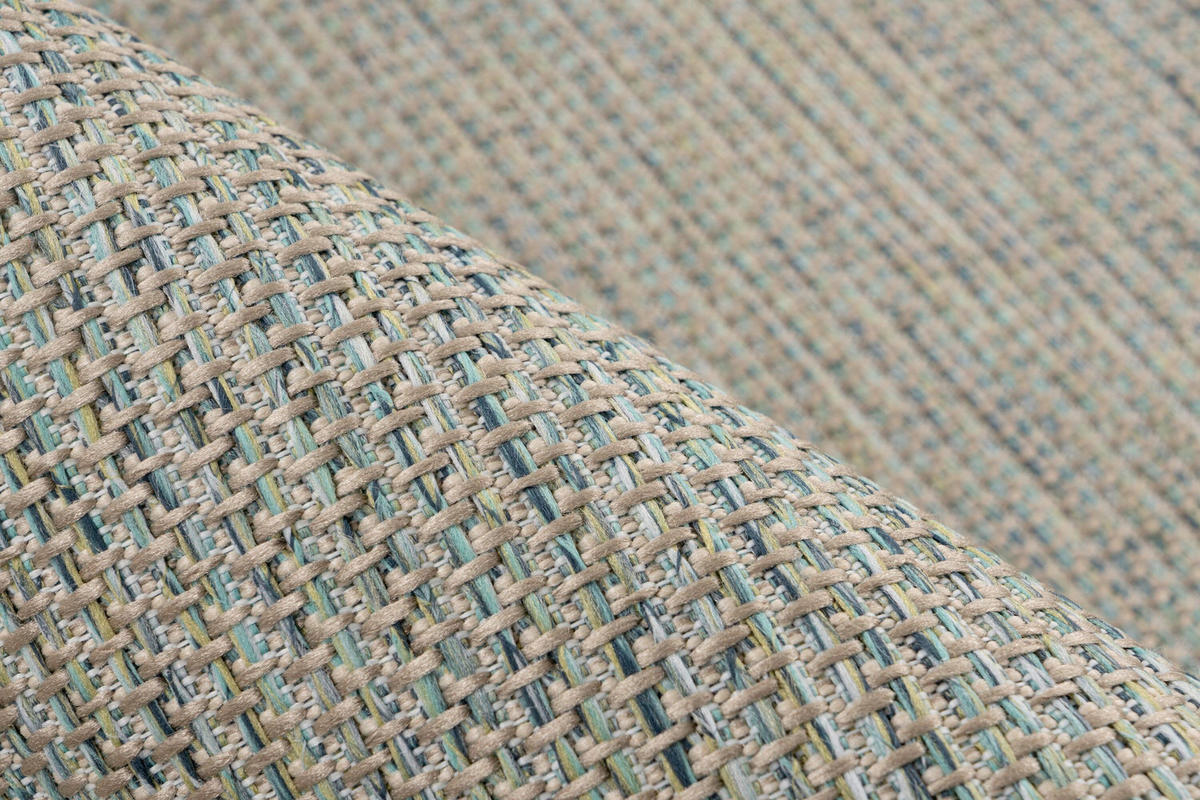 FLACHWEBETEPPICH 200/290 cm Blau  - Blau, Basics, Textil (200/290cm) - Kayoom