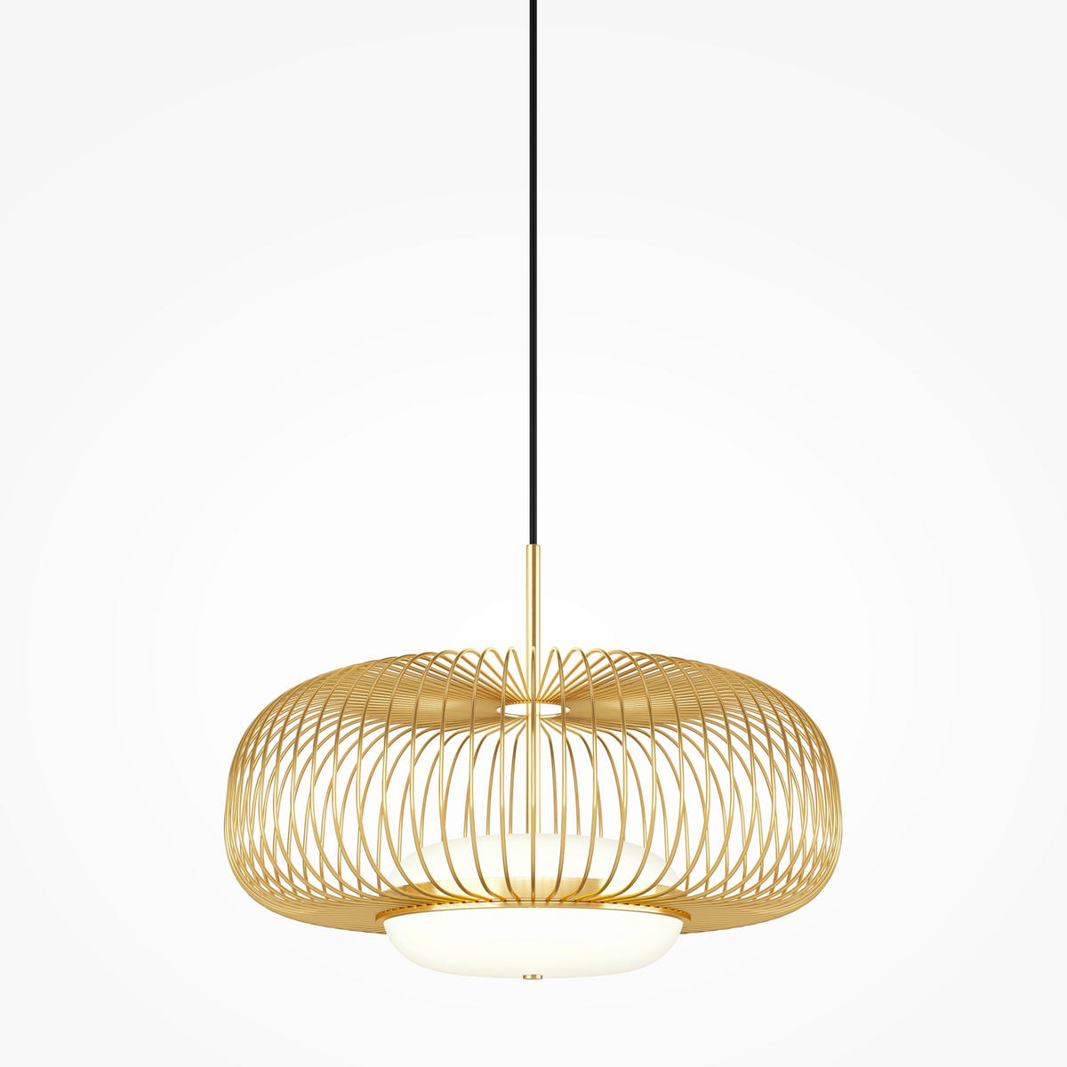 PENDELLAMPA Levitation 50/337 cm  - mässingsfärgad, Design, metall (50/337cm) - MAYTONI
