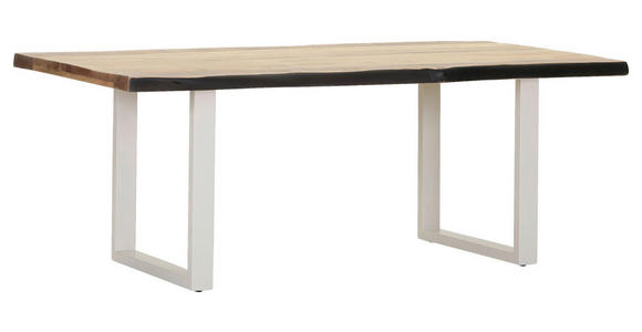TISCHPLATTE      - Akaziefarben, Design, Holz (200/100/5cm) - Landscape