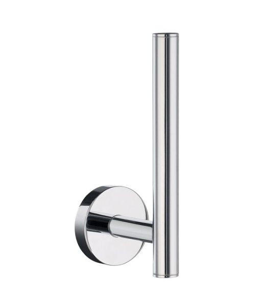 DRŽÁK NA TOALETNÍ PAPÍR - barvy chromu, Basics, kov (4,8/14cm)