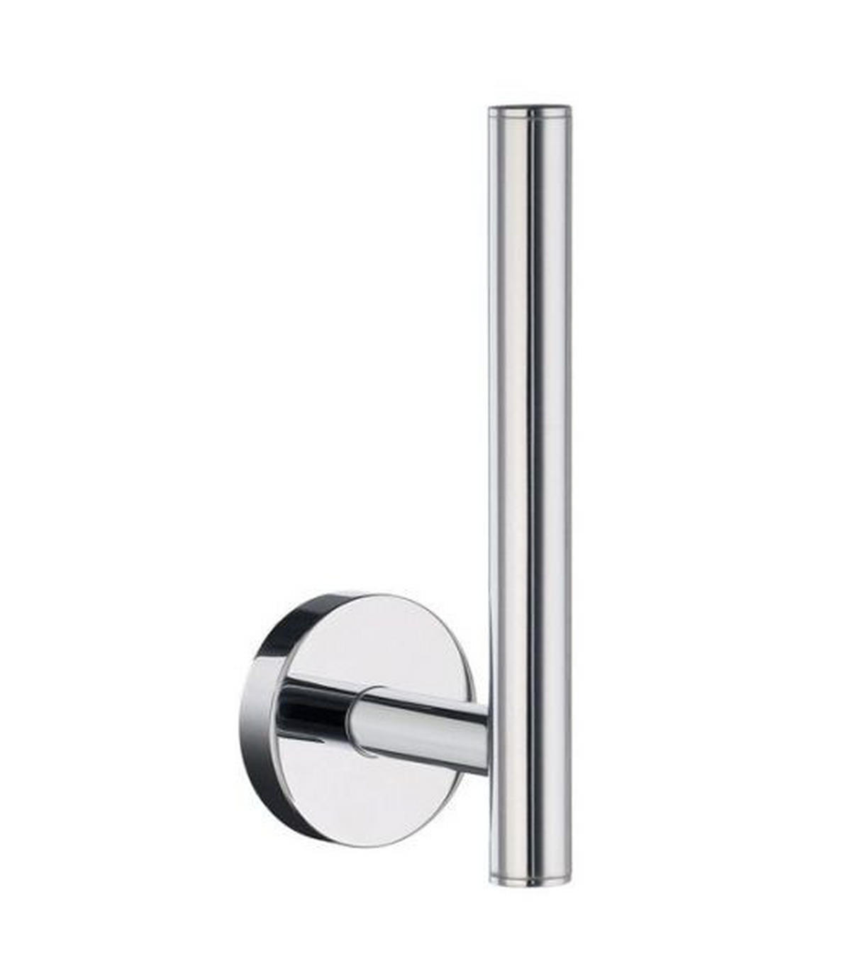 DRŽÁK NA TOALETNÍ PAPÍR - barvy chromu, Basics, kov (4,8/14cm)