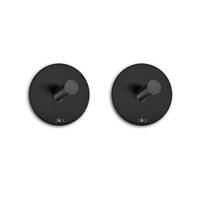 HANDTUCHHAKEN - Schwarz, Basics, Metall (4,5cm) - Zack