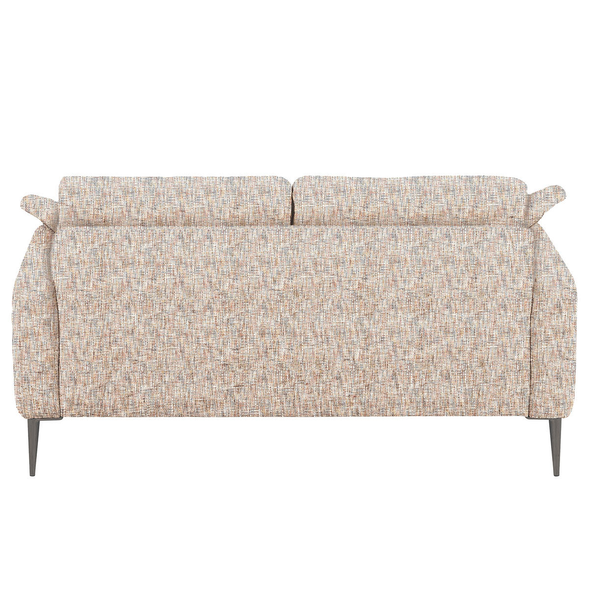 2-SITZER-SOFA Webstoff Blau, Gelb, Rot, Weiss  - Blau/Weiss, Design, Textil/Metall (157/85/92cm) - Livetastic