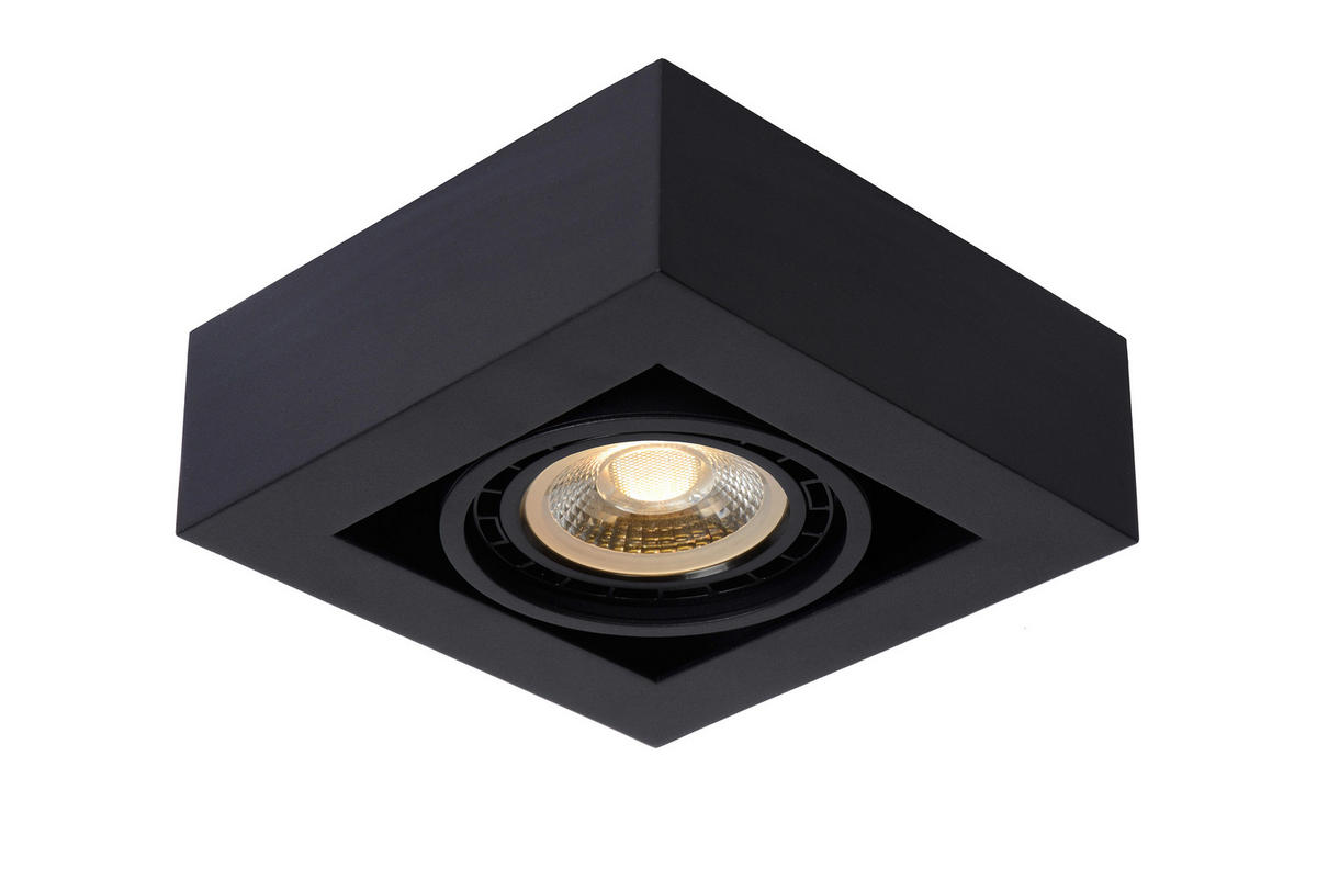 LED-STRAHLER 18.5/18.5/9 cm   - Alufarben, Basics (18.5/18.5/9cm) - Lucide