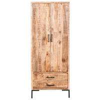 SKŘÍŇ NA ODĚV, přírodní barvy, černá, mangové dřevo, 75/192/45 cm - černá/přírodní barvy, Natur, kov/dřevo (75/192/45cm) - MID.YOU