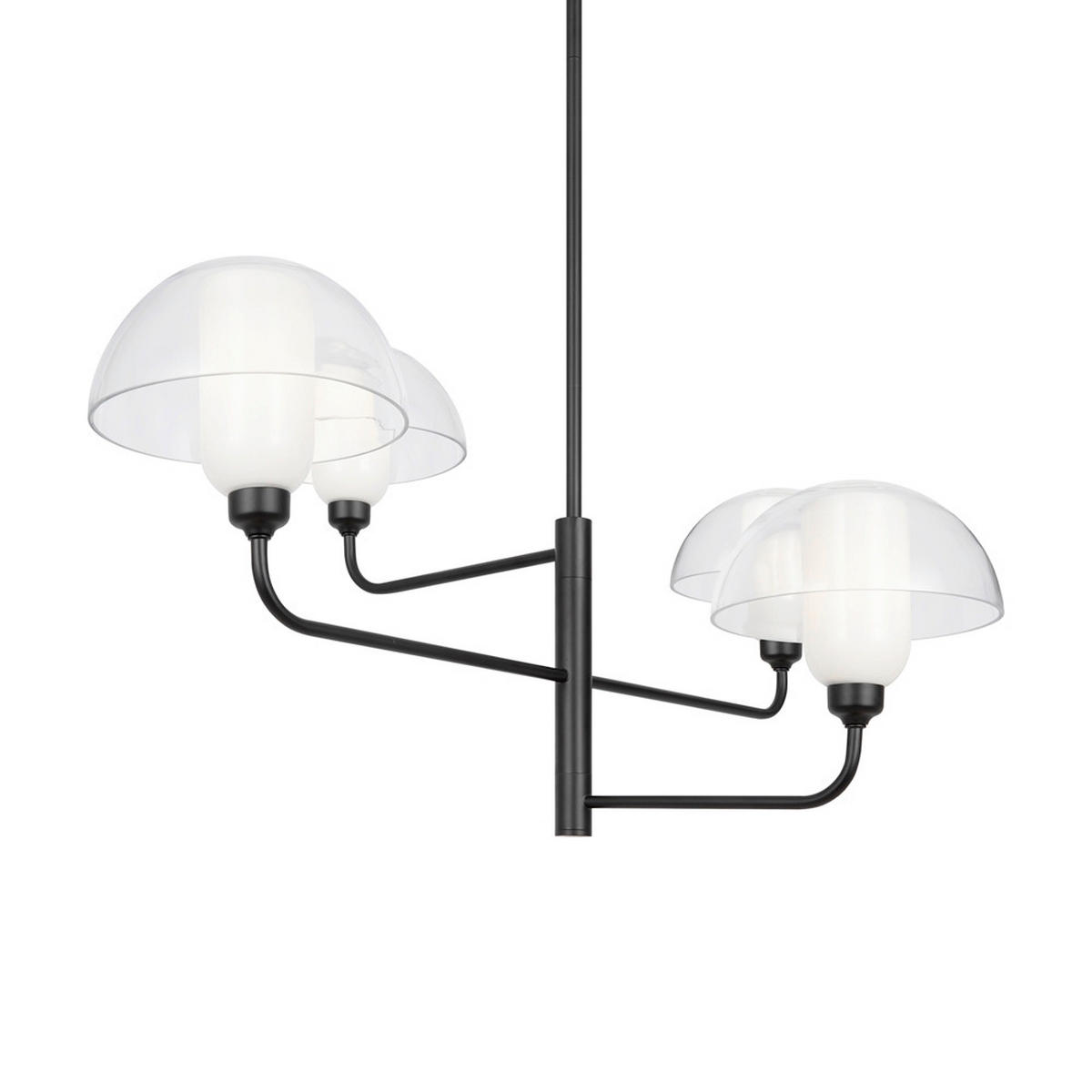 PENDELLAMPA 90,6/76/57,5 cm  - svart, Modern, metall/glas (90,6/76/57,5cm) - MAYTONI