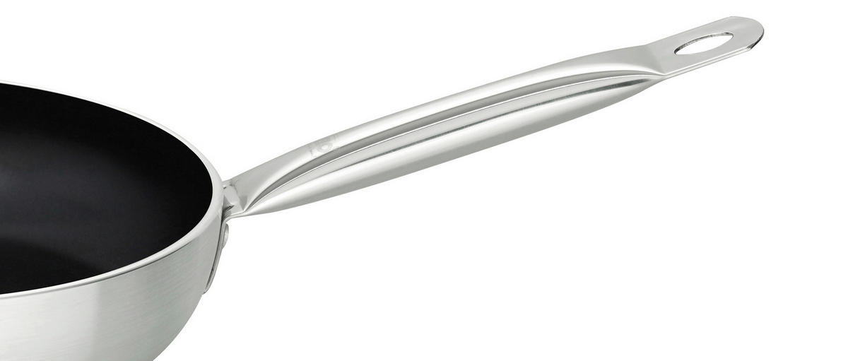 WOKPFANNE Bistroline Keramikbeschichtung 28 cm  - Silberfarben, Basics, Metall (28cm) - ELO