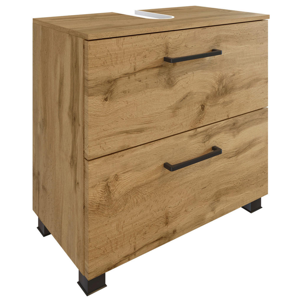 Waschbeckenunterschrank Manchester B:60 cm Eiche Dekor