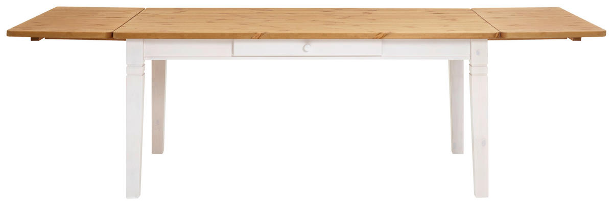ESSTISCH in Holz 180/90/78 cm  - Laugenfarbig/Weiß, ROMANTIK / LANDHAUS, Holz (180/90/78cm) - Boxxx
