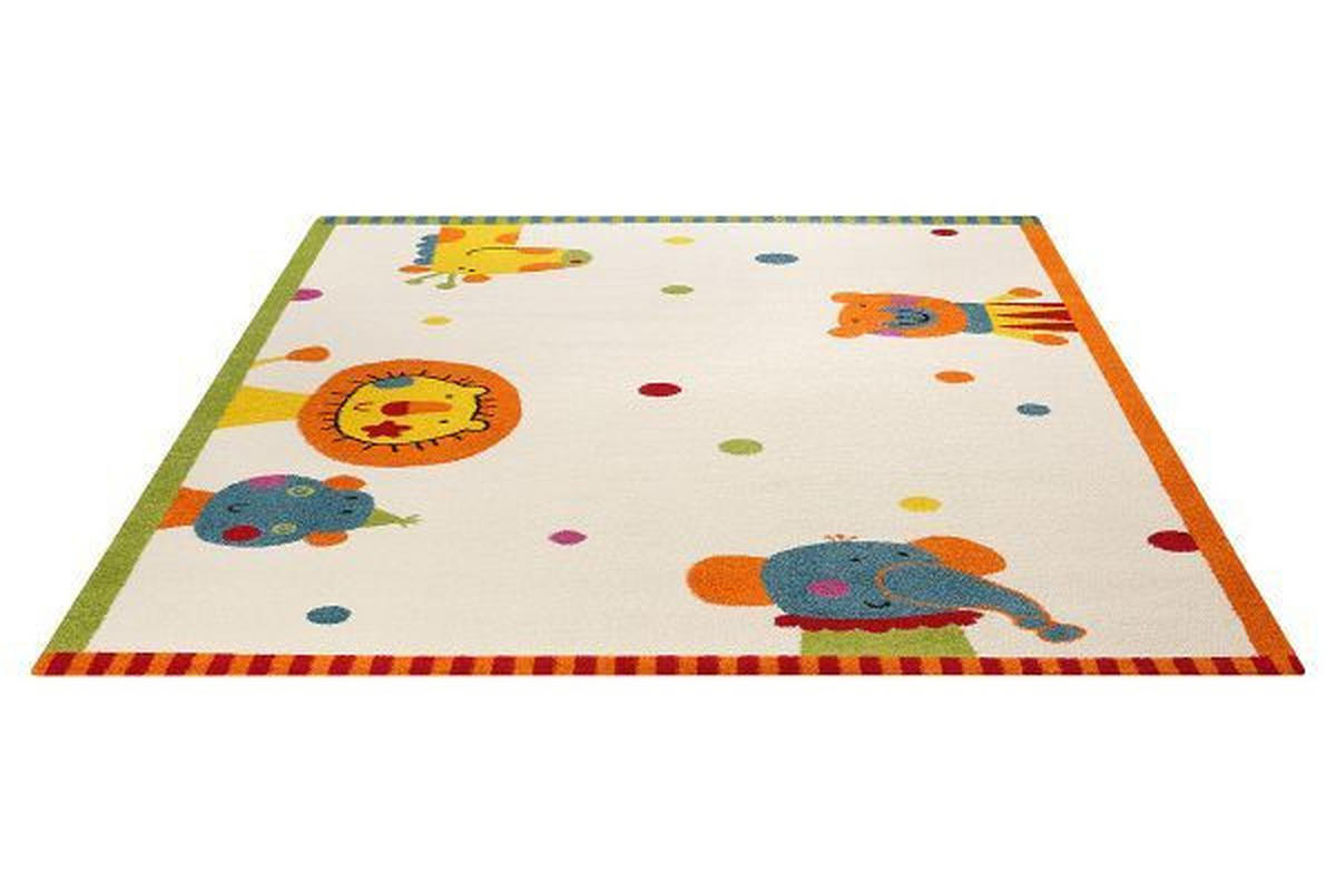 KINDERTEPPICH 120/170 cm Animal Festival  - Multicolor/Weiß, Trend, Textil (120/170cm) - Sigikid