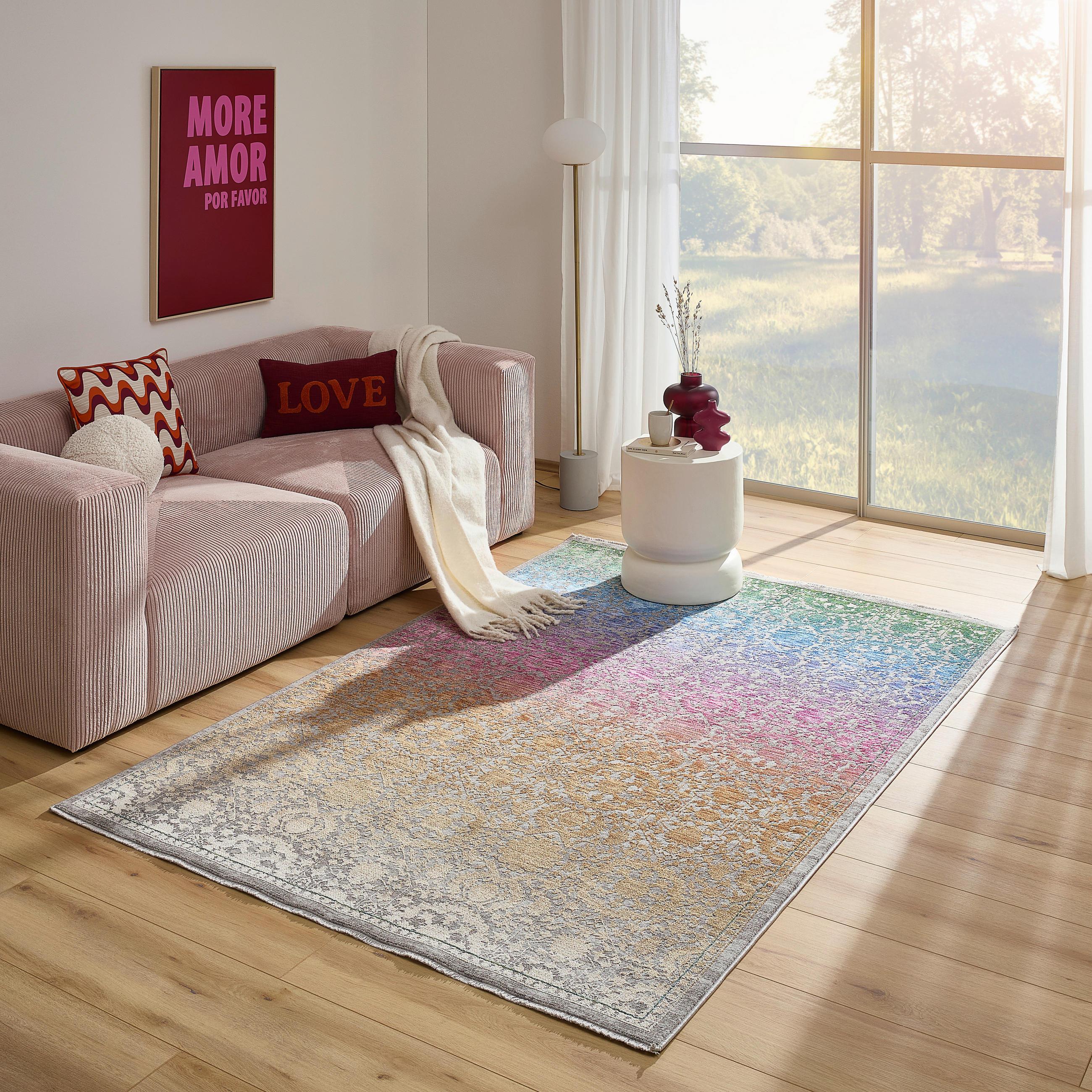 VINTAGE-TEPPICH 160/230 cm VIOLETTA Multicolor  - Multicolor, Design, Textil (160/230cm) - Novel