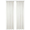 FERTIGVORHANG  halbtransparent   140/160 cm 2 Stück  - Weiß, Basics, Textil (140/160cm)
