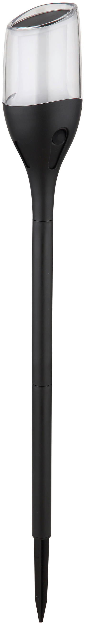 SADA SOLÁRNÍCH SVÍTIDEL, 7,5/64,5 cm - černá/čiré, Basics, plast (7,5/64,5cm) - Ambia Garden