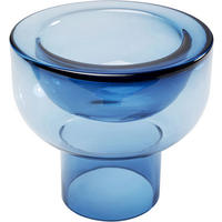 VASE  - Blau, Design, Glas (22/22/21cm) - Kare-Design