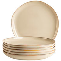 TELLERSET Cordelia 6-teilig  - Sandfarben, Trend, Keramik (27cm) - Mäser