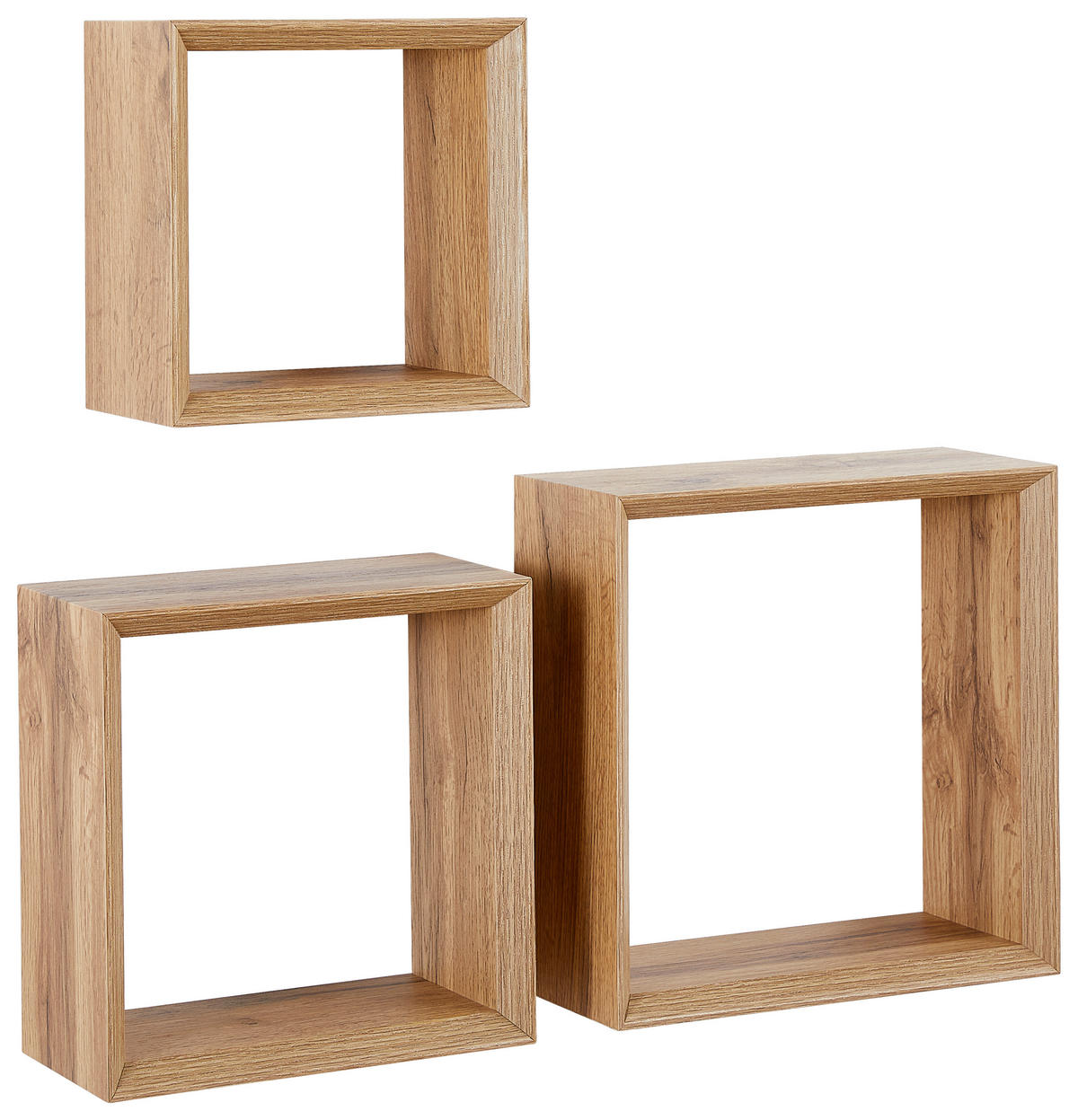 WANDREGALSET 20-28/20-28/11,8 cm  - Eiche Artisan, Basics, Holzwerkstoff (20-28/20-28/11,8cm) - Carryhome