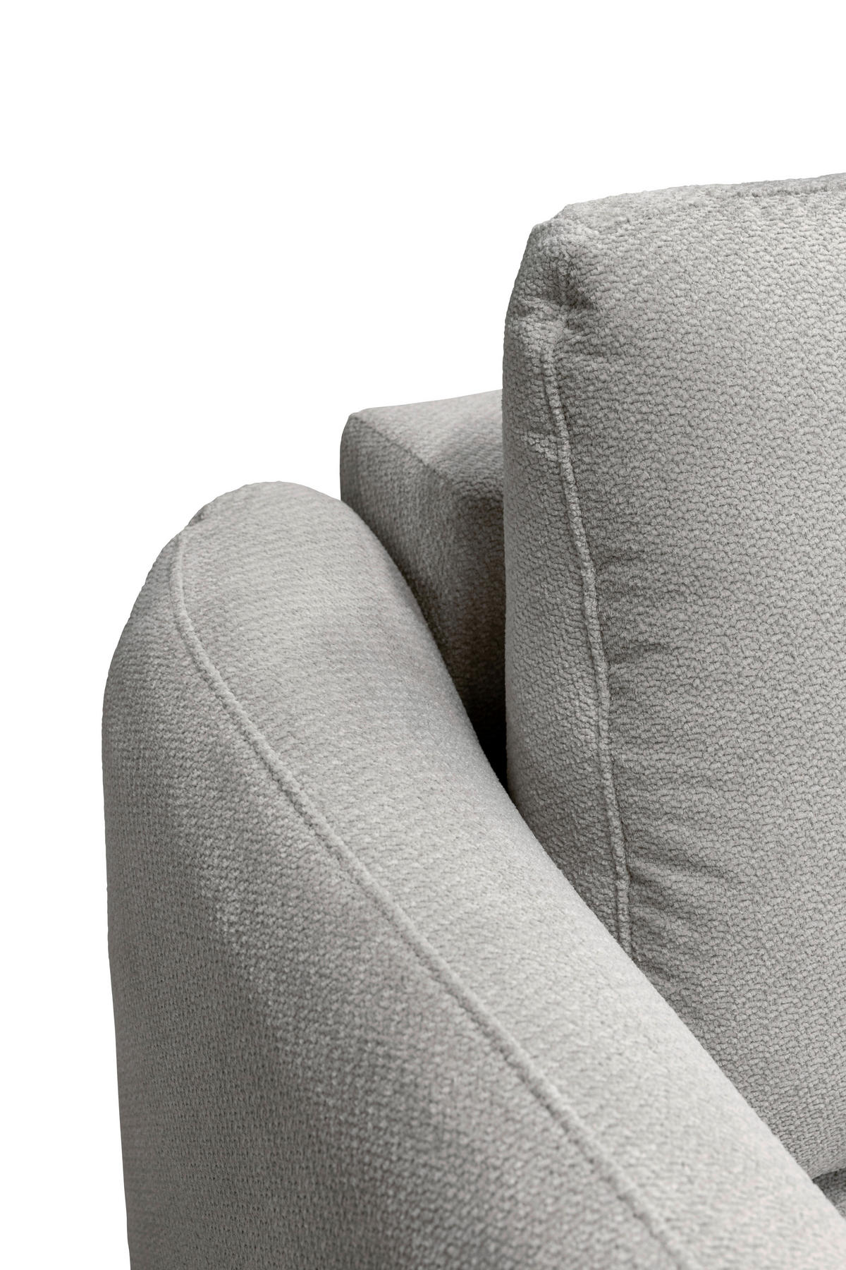 ECKSOFA PORTO Beige  - Beige/Schwarz, Design, Textil (270cm) - MID.YOU