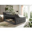 BOXSPRINGBETT 180/200 cm  in Anthrazit  - Anthrazit/Schwarz, KONVENTIONELL, Kunststoff/Textil (180/200cm) - Esposa