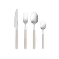 BESTECKSET LEO  24-teilig  - Beige, Basics, Metall (18.5/4/26cm) - BergHOFF