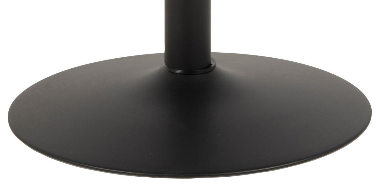 ESSTISCH in Metall, Holzwerkstoff 110/110/74 cm  - Eschefarben/Schwarz, Basics, Holzwerkstoff/Metall (110/110/74cm) - MID.YOU
