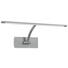 LED-WANDLEUCHTE - Nickelfarben, Basics, Metall (45cm) LED-WANDLEUCHTE - Nickelfarben, Basics, Metall (45cm)