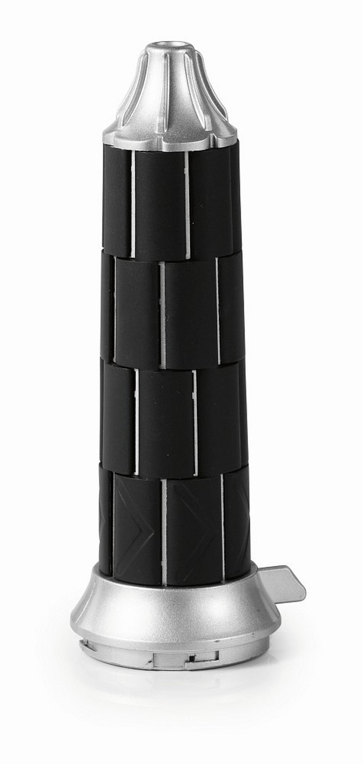 HAARSTYLER STYLE&SHINE  - Silberfarben/Grau, Basics, Kunststoff/Metall (29,40 cm/9,10 cm/27,60 cmcm)