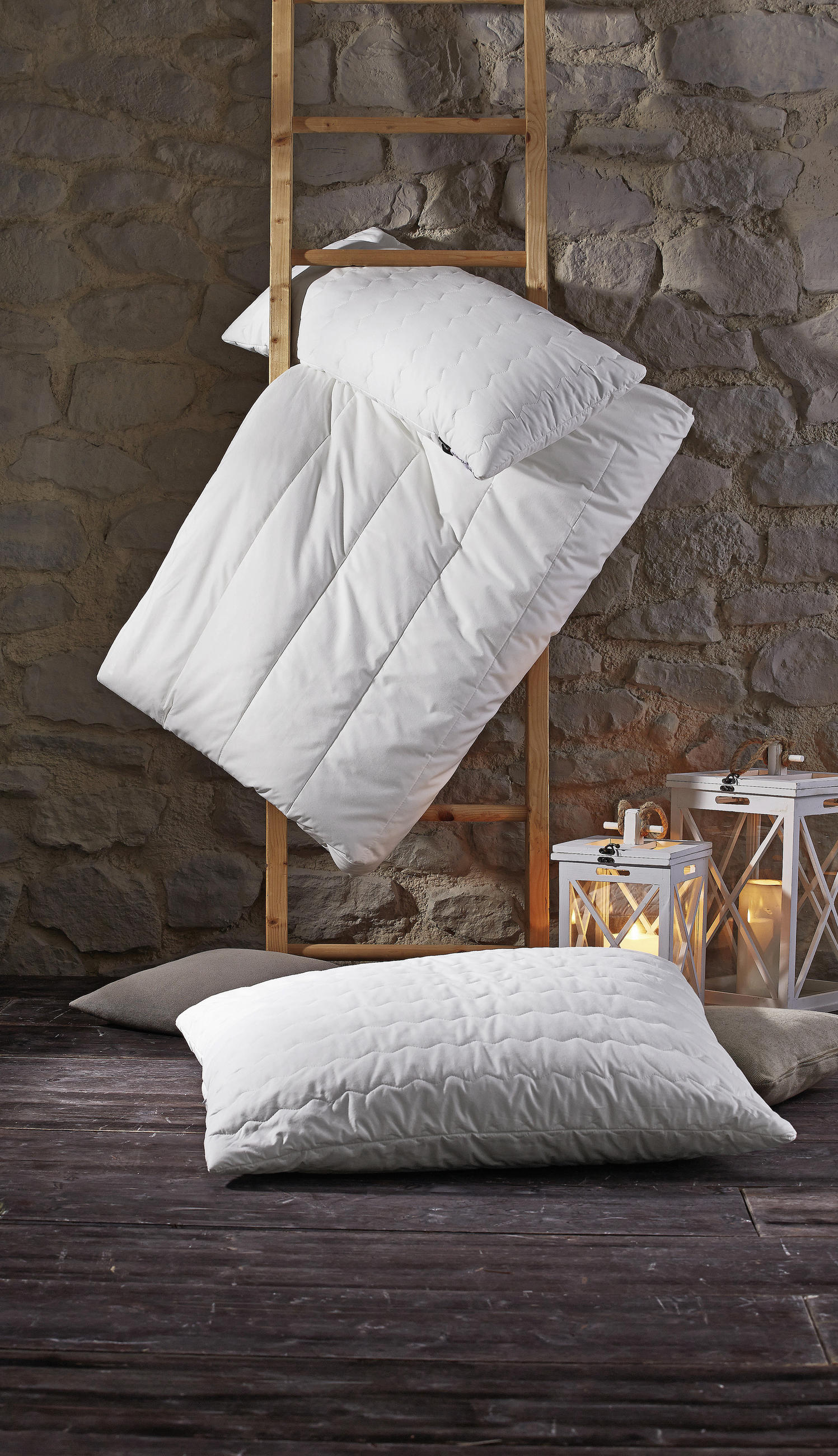 WINTERDECKE  Aqua Aktiv  155/220 cm   - Weiß, Basics, Textil (155/220cm) - Centa-Star