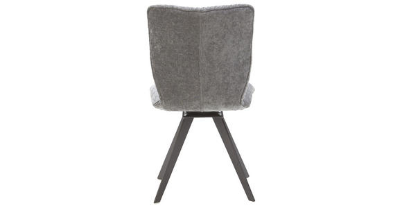 STUHL in Textil Grau, Schwarz - Schwarz/Grau, Design, Textil/Metall (52/88/63cm) - Voleo