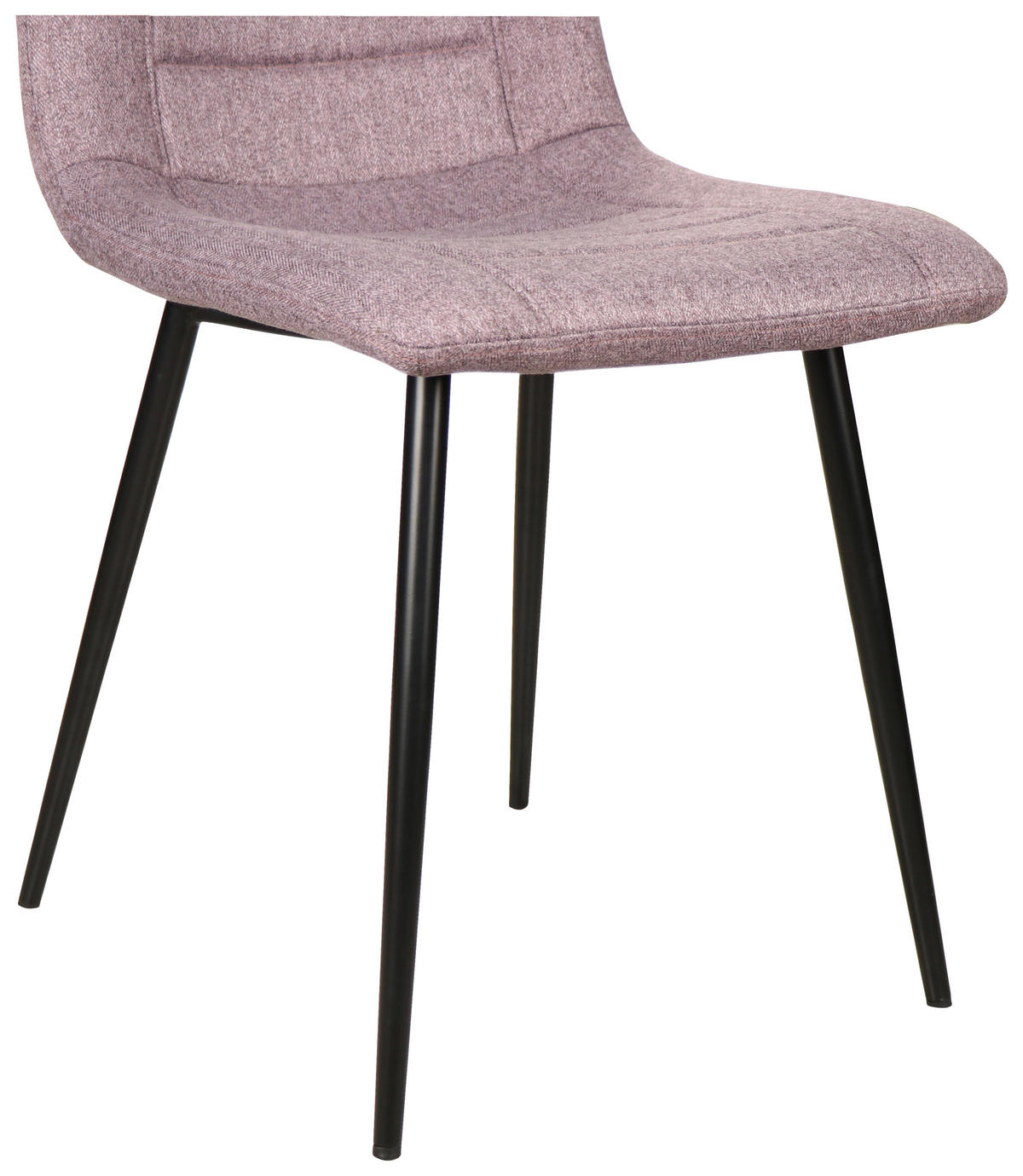 STOLICA  crna, ljubičasta       - ljubičasta/crna, Dizajnerski, metal/tekstil (45/86/55cm) - Xora