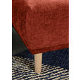 ECKSOFA Rostfarben Flachgewebe  - Rostfarben/Buchefarben, KONVENTIONELL, Holz/Textil (230/144cm) - Carryhome