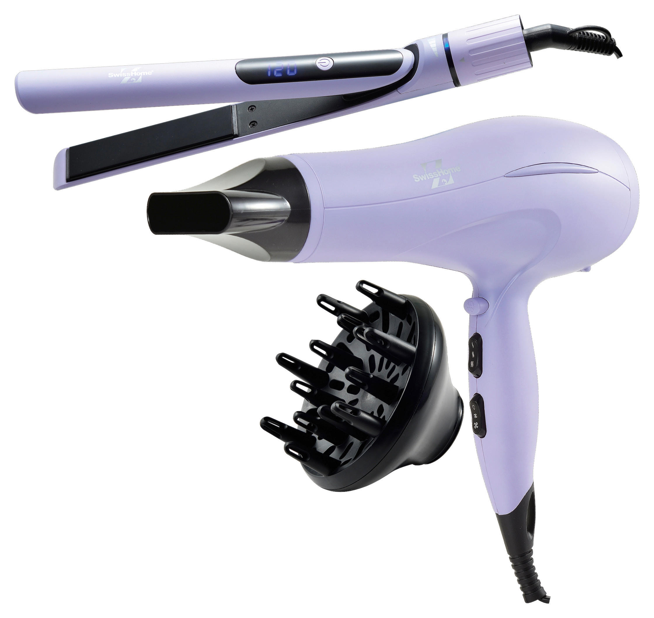 HAARSTYLINGSET - Weiß, Basics, Kunststoff (33,5/27,5/10,5cm)