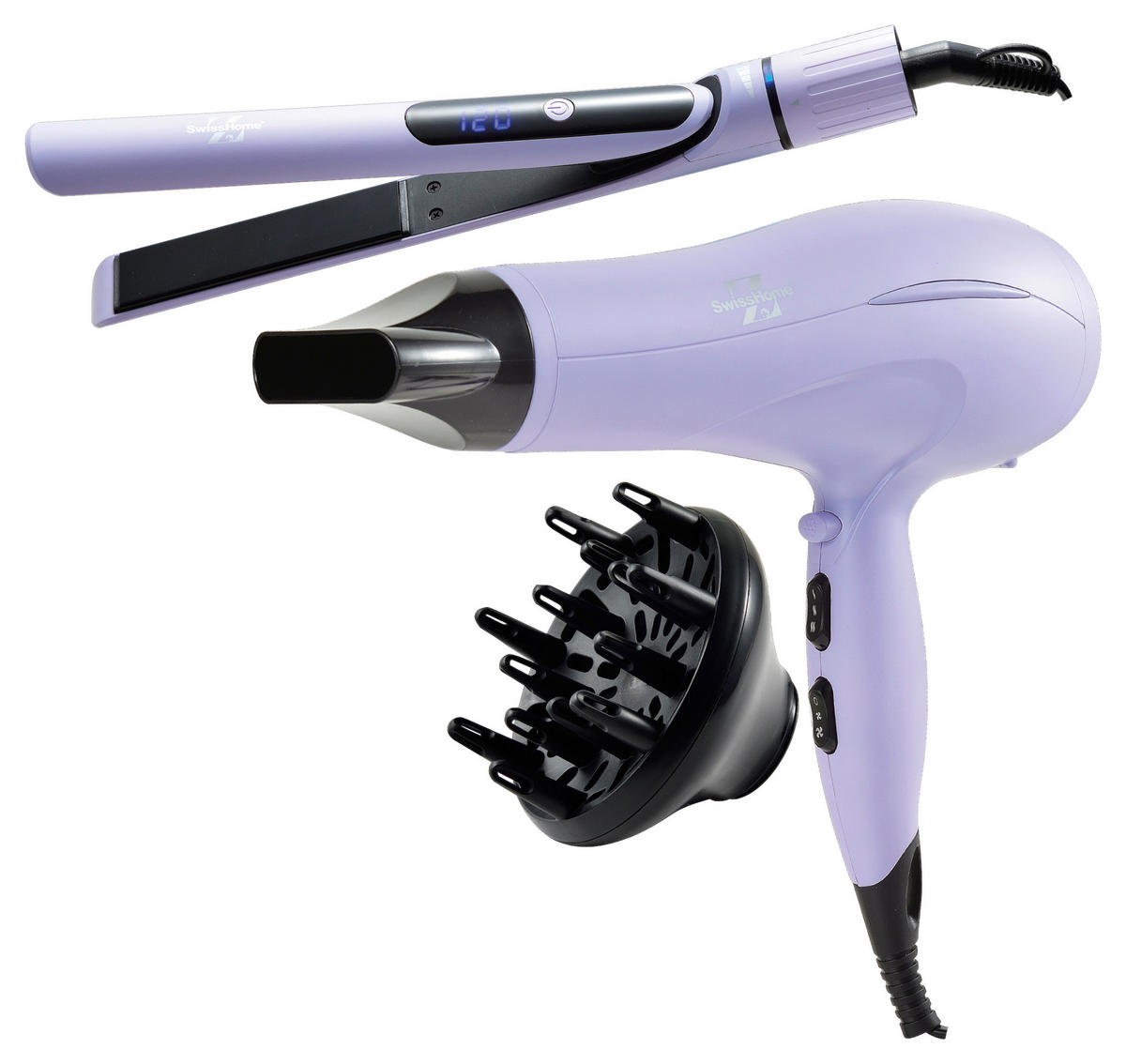 HAARSTYLINGSET  - Weiß, Basics, Kunststoff (33,5/27,5/10,5cm)