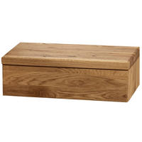 NACHTSCHRANK 45/16/33 cm Wildeiche massiv  - Wildeiche, Design, Holz (45/16/33cm) - Linea Natura