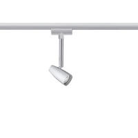 SCHIENENSYSTEM-STRAHLER URail   - Chromfarben, Design, Metall (6,8/13,8/3,5cm) - Paulmann