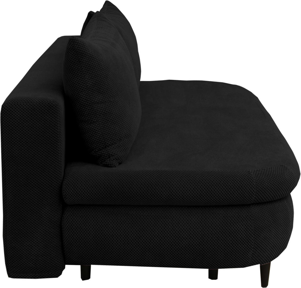 TROSJED NA RAZVLAČENJE tekstil  crna    - crna, Design, tekstil (213/89/105cm) - Novel