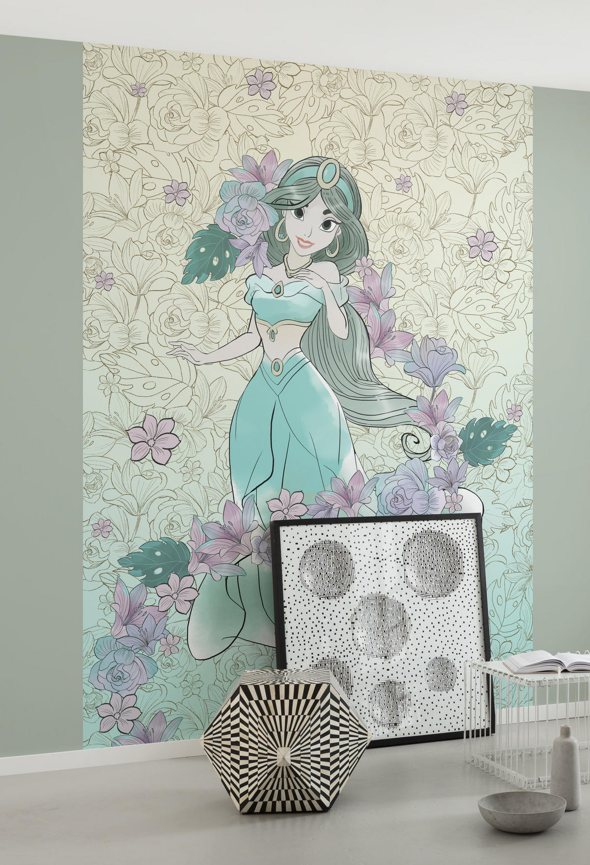 FOTOTAPETE  - Blau/Lila, Trend, Textil (200/280cm) - Xora